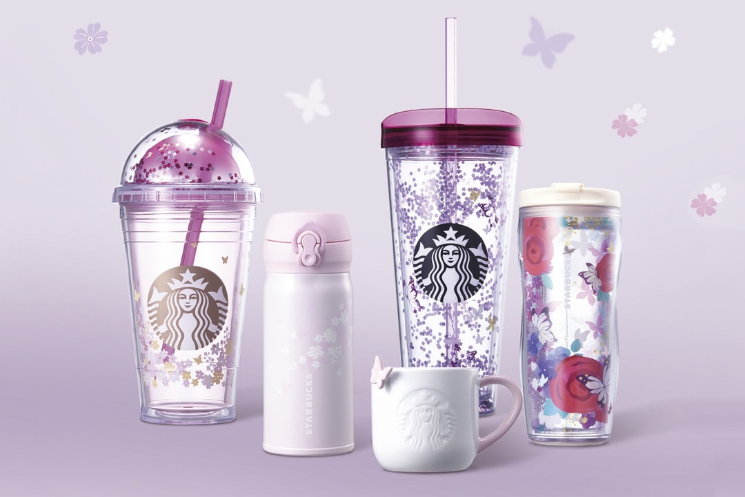 Starbucks Pastel Pink and Purple Floral Cups | Hypebae