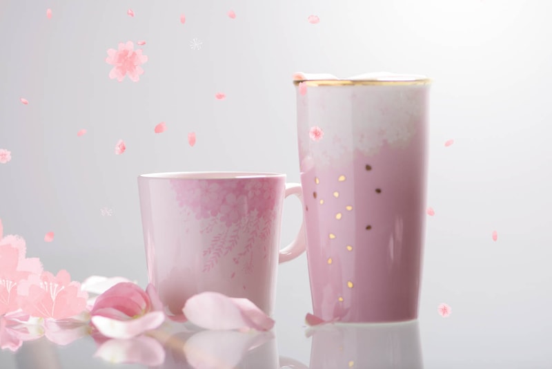 Starbucks pink cherry blossom cup mug tumbler pastel millennial floral violet hong kong where to buy spring season coffee blend drink merch merchandise