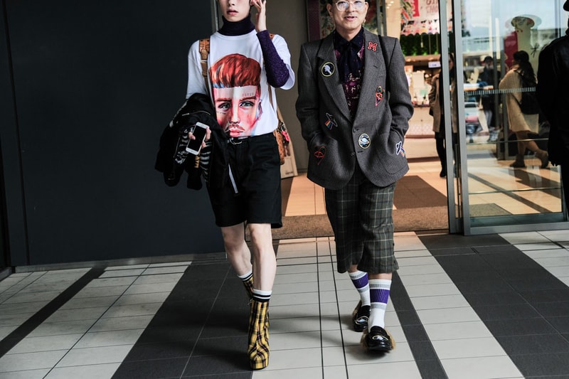 Tokyo Fashion Week 2018 Street Style Snaps Streetwear Spring Summer Streetsnaps Photography Burberry Gucci Rick Owens Nike Margiela