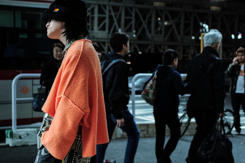 Tokyo Fashion Week 2018 Street Style Snaps Streetwear Spring Summer Streetsnaps Photography Burberry Gucci Rick Owens Nike Margiela