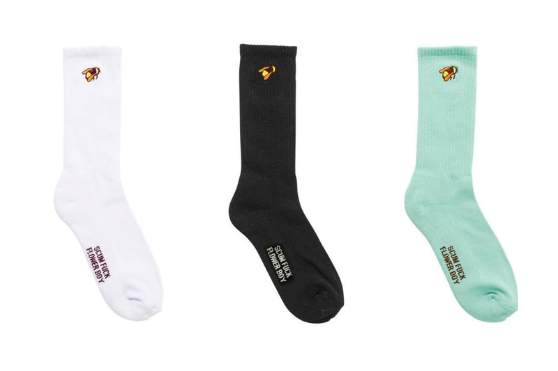 Tyler The Creator Golf Wang Flower Boy Socks White Black Green