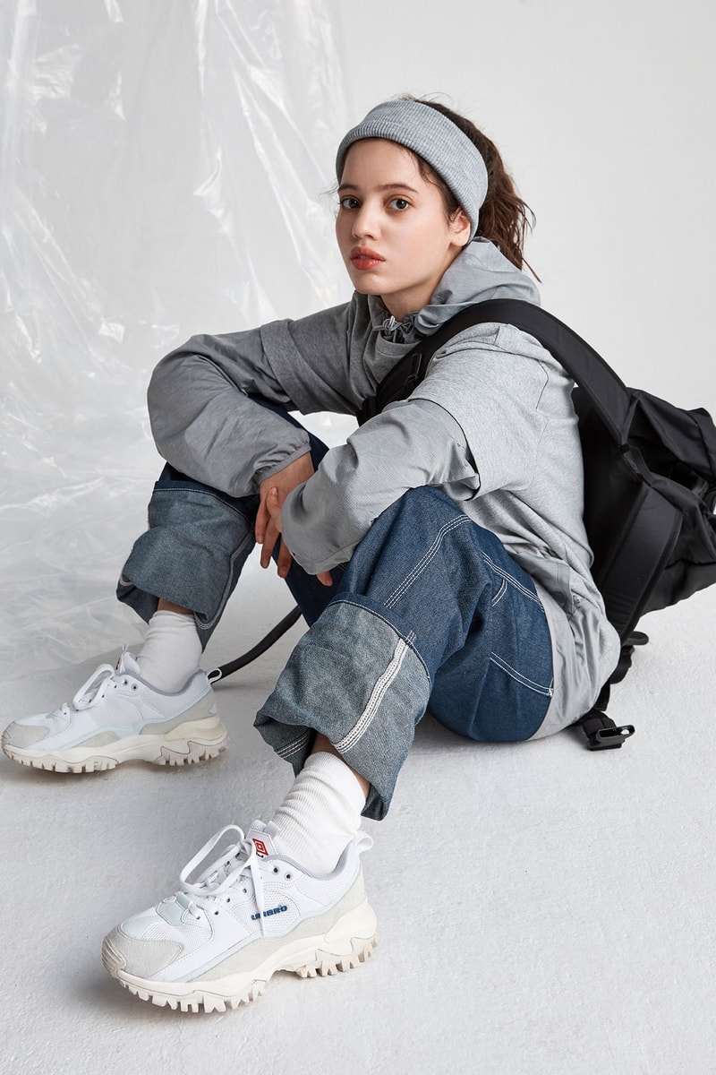 Umbro Bumpy Lookbook White Chunky Dad Sneaker
