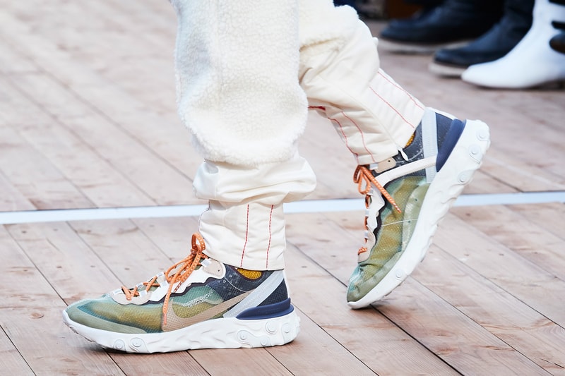 Undercover x Nike React Element 87 White Green Orange