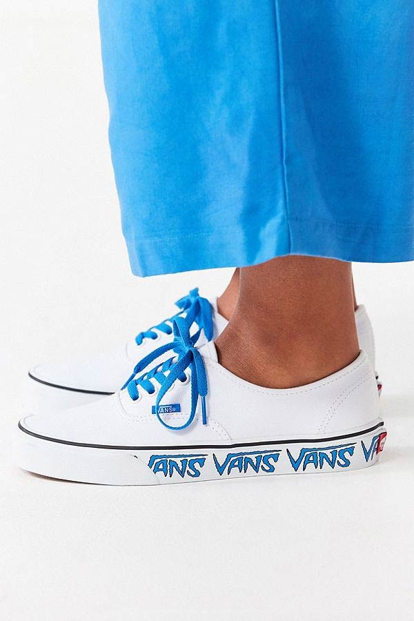 Vans Authentic Sketch Sidewall Sky Blue