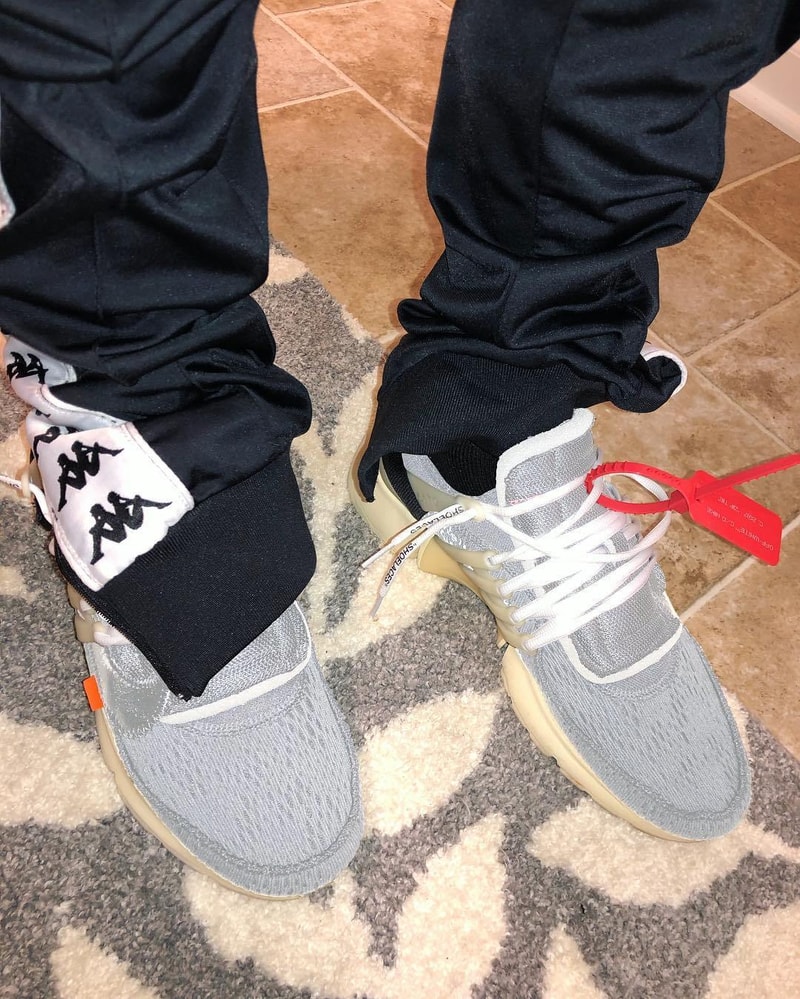Virgil Abloh x Nike's Air Presto in "Wolf Grey"