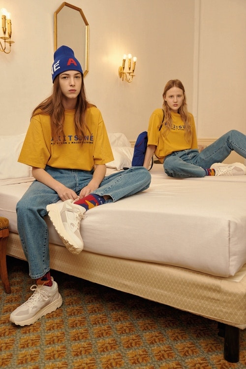 Maison Kitsune x Ader Error Capsule Collection Limited Edition HBX French Korean Twin Lookbook Streetwear