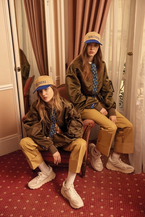 Maison Kitsune x Ader Error Capsule Collection Limited Edition HBX French Korean Twin Lookbook Streetwear