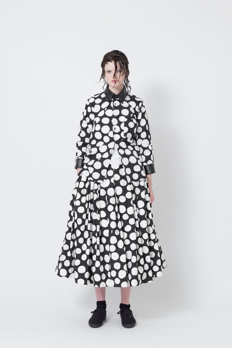 Black Comme des Garcons Spring Summer 2018  Rei Kawakubo Womenswear Blue Grey Red White
