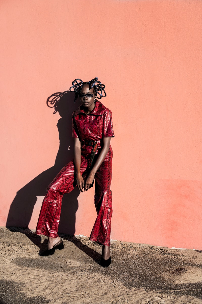 Daily Paper Spring/Summer 2018 Collection Snakeskin Candy Purple Fuchsia Elegance Women's Womenswear brand