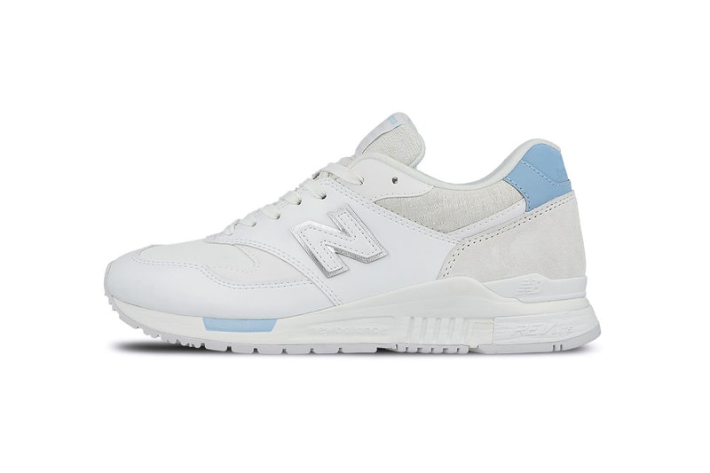 New Balance 840 White Sneaker White Sole Silhouette