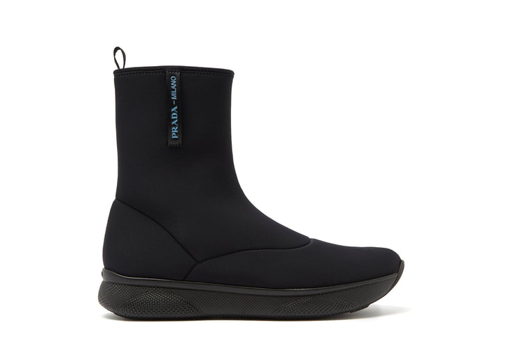 Prada's New Neoprene Ankle Boot Is Ultra Chic