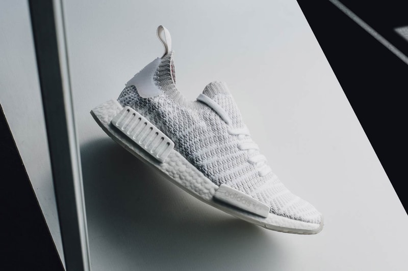 adidas NMD R1 STLT Primeknit Flat White Soft Pink