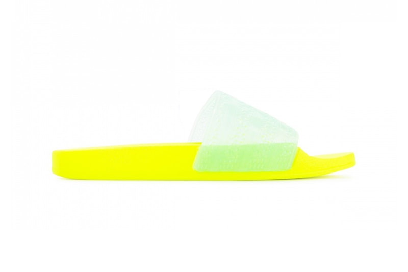 adidas Originals Women's Adilette Lilo Slides Bright Solar Yellow