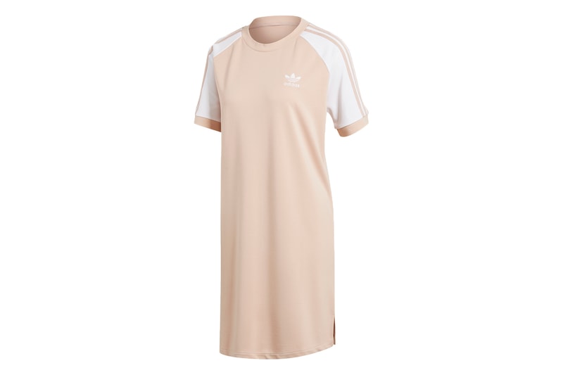 adidas originals dusky dusty pastel pink dress t-shirt backpack logo slides adilette fan bingbing yang mi