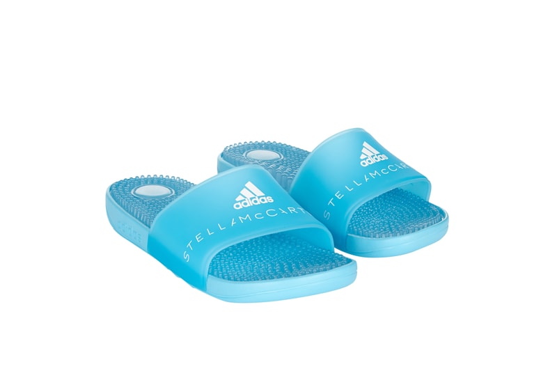 adidas by Stella McCartney SS18 Swimwear Spring Summer Collection Parley Swimsuit Slides