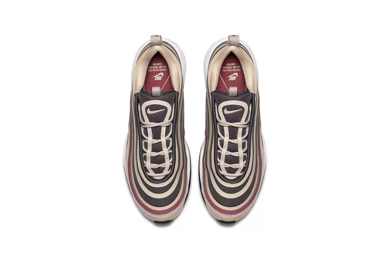 Nike Air Max 97 Ultra Desert Sand Dark Grey Vintage Wine