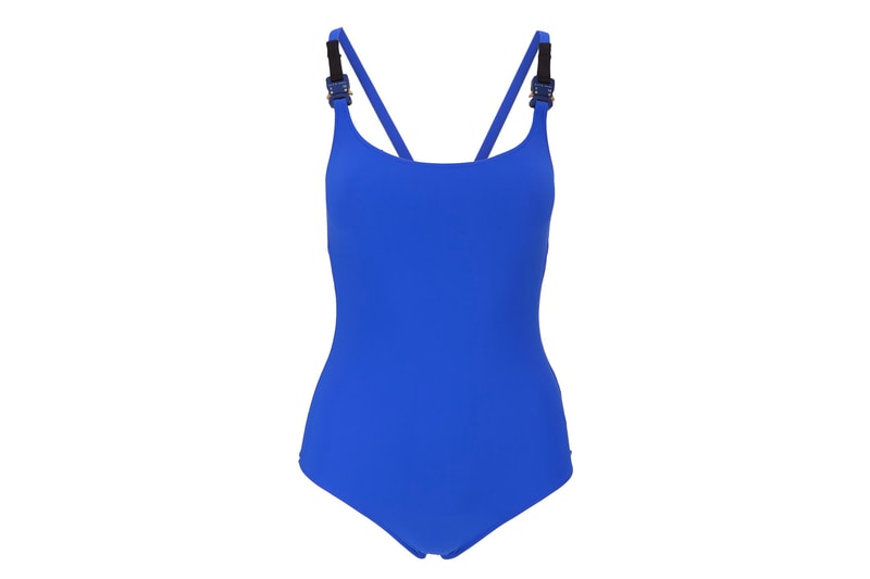 Alyx Matthew Williams Rollercoaster Buckle Swimsuit Bodysuit Swimwear Bathing Suit Release One Piece Price Summer Spring Beach Season 2018 Swimming Swim Blue