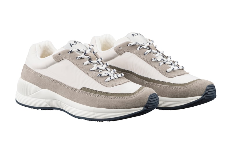 A.P.C. Sneaker Women Minimalist Dad Chunky Release Price Paris Colorway White Beige Trend Jean Touitou Spring 2018 Beige White