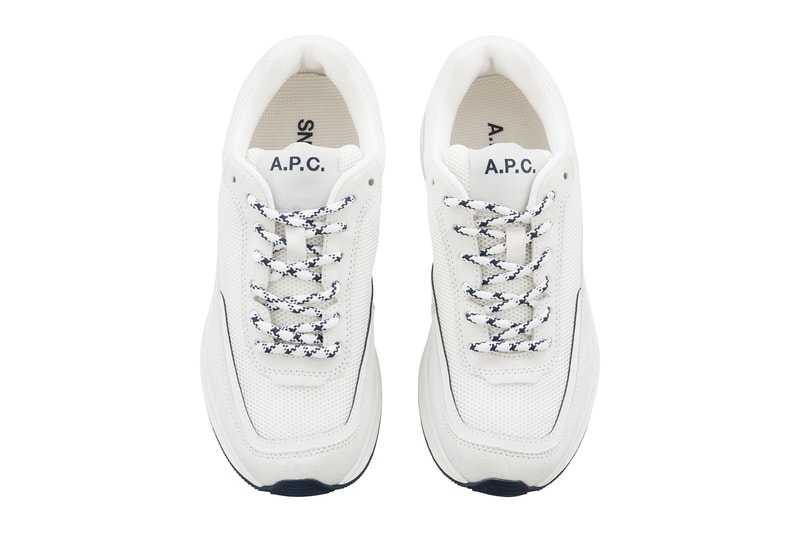 A.P.C. Sneaker Women Minimalist Dad Chunky Release Price Paris Colorway White Beige Trend Jean Touitou Spring 2018 White