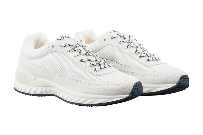 A.P.C. Sneaker Women Minimalist Dad Chunky Release Price Paris Colorway White Beige Trend Jean Touitou Spring 2018 White