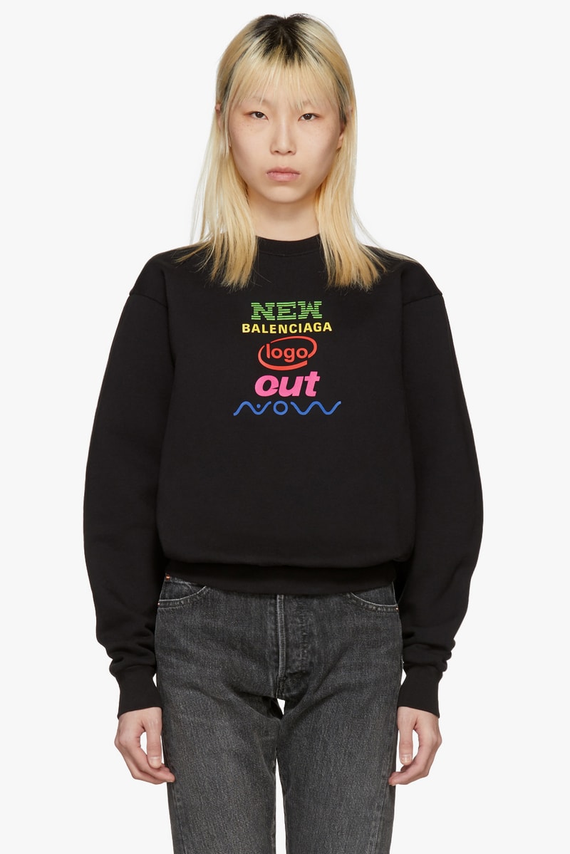 Balenciaga New Logo Hoodies Sweatshirts Casual Streetwear Pink Black Red