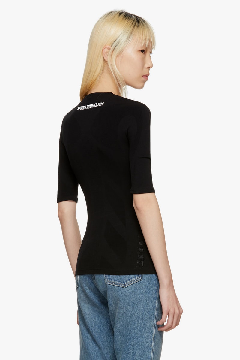 balenciaga logo tees tshirts long sleeve spring summer 2018 technical knit
