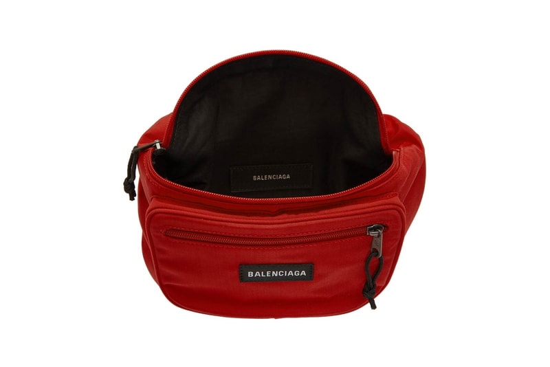 Balenciaga Nylon Explorer Belt Pouch Red