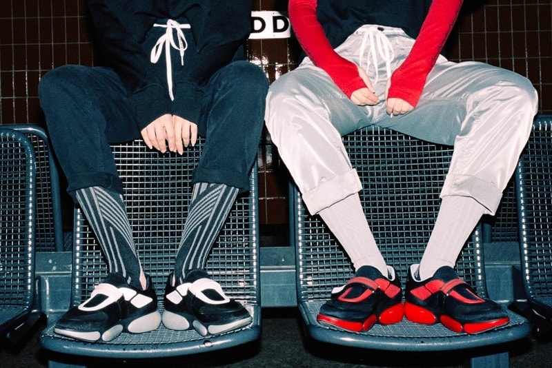 Prada Cloudbust Black White Red Editorial