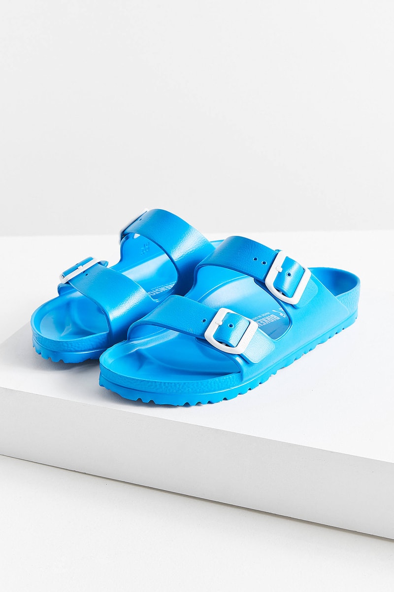 Birkenstock Arizona EVA Sandals Blue Urban Outfitters Price Release Slip Ons Slippers Where to Buy