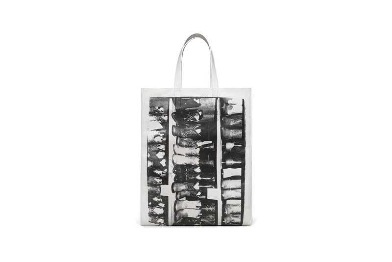 CALVIN KLEIN 205W39NYC Spring/Summer 2018 Handbag Collection Cowboy Boots Tote White Black