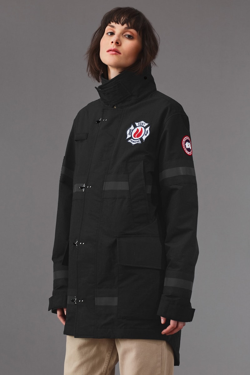 Canada Goose x FDNY Foundation The Bravest Coat Black