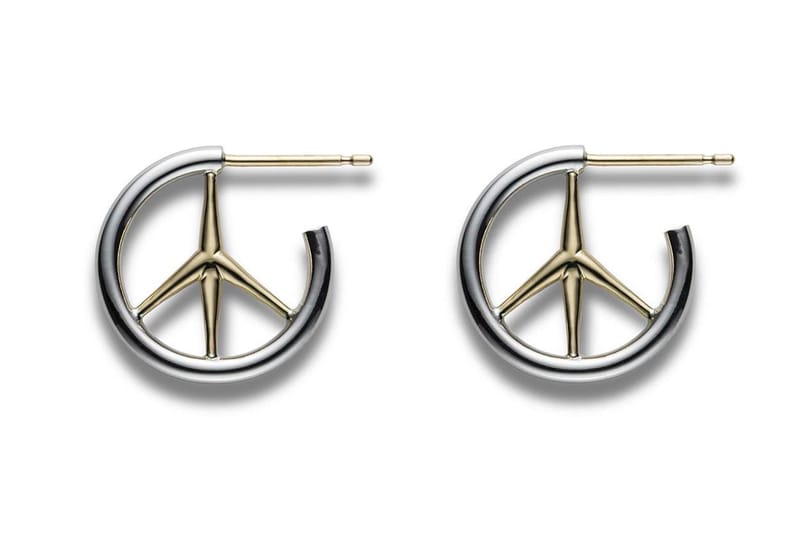 CAREERING's Peace Sign Hoop Earrings Are the Ultimate Spring Accessory