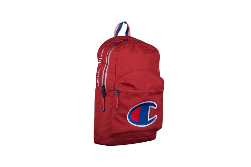 champion mini supercize backpack red Youth Side pockets for easy storage Zippered main compartment with two zipper pulls Interior pocket to keep everything organized Dimensions Champion Logo Backpacks in Red,