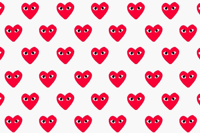 COMME des GARÇONS Heart Pattern