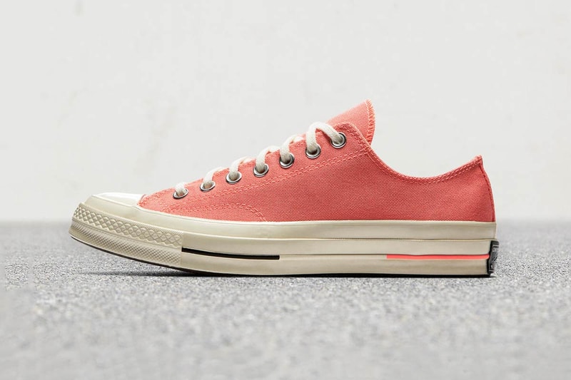 Converse Chuck Taylor All Star 70 Canvas Hi Low Crimson Pulse Bleached Aqua Zitron Illusion Green