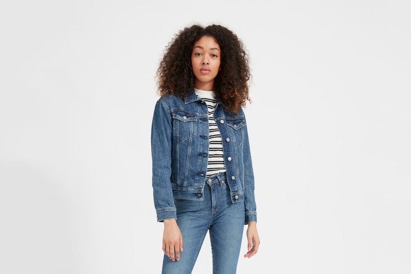 Everlane Denim Jacket Classic Blue Wash
