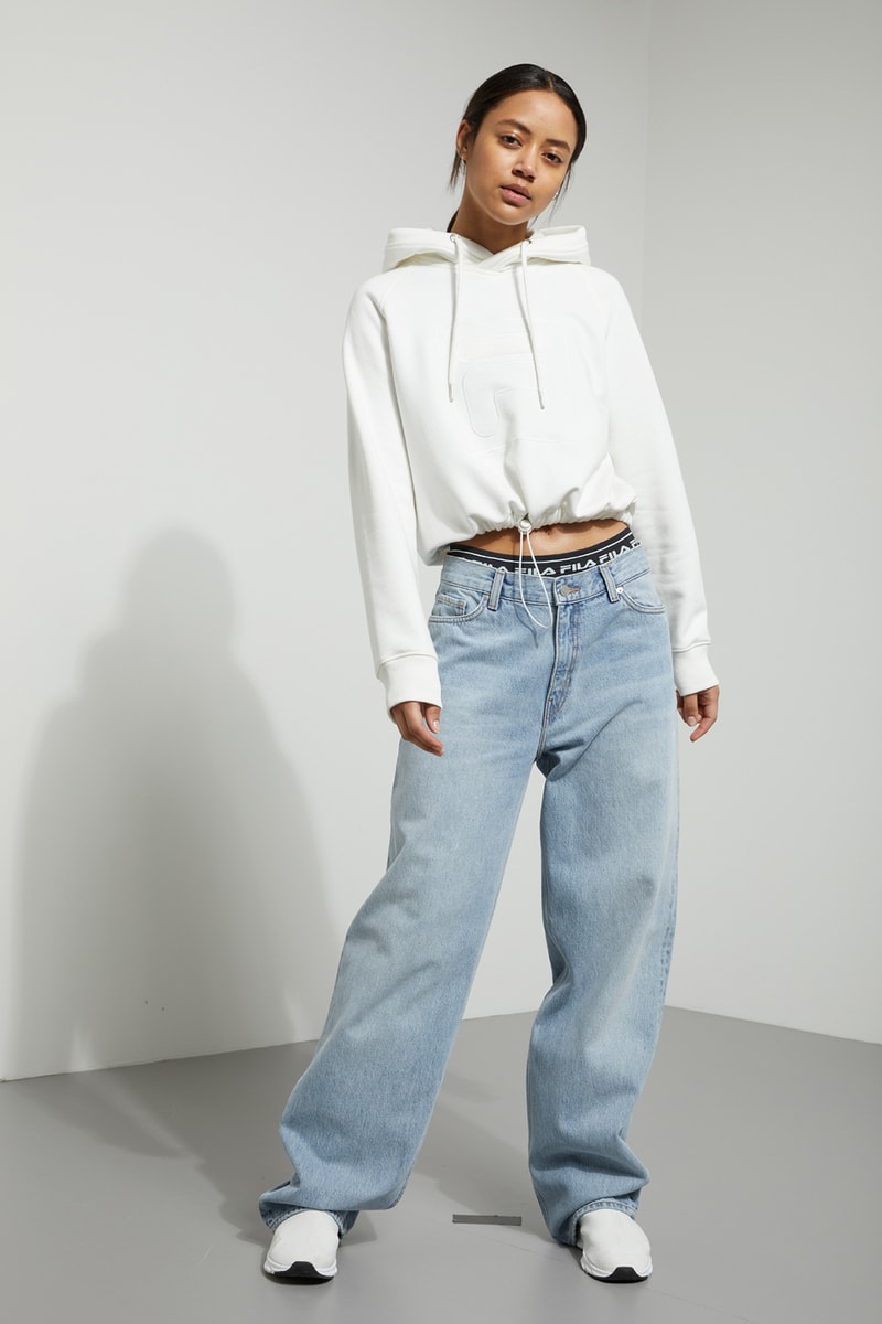 Weekday x FILA Collaboration Where to Buy women's jacket crop bra top leggings sneakers track pants hoodie