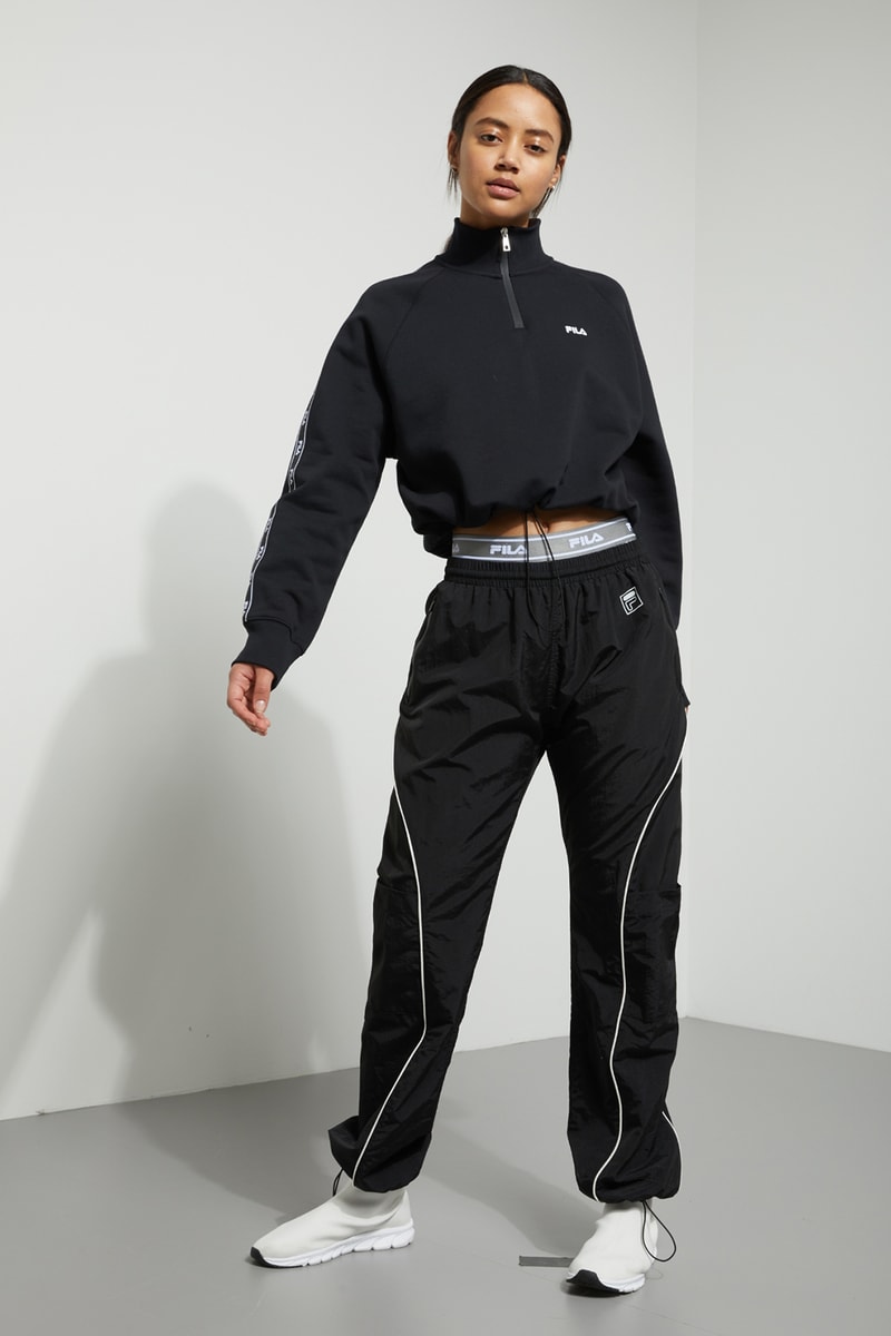 Weekday x FILA Collaboration Where to Buy women's jacket crop bra top leggings sneakers track pants hoodie