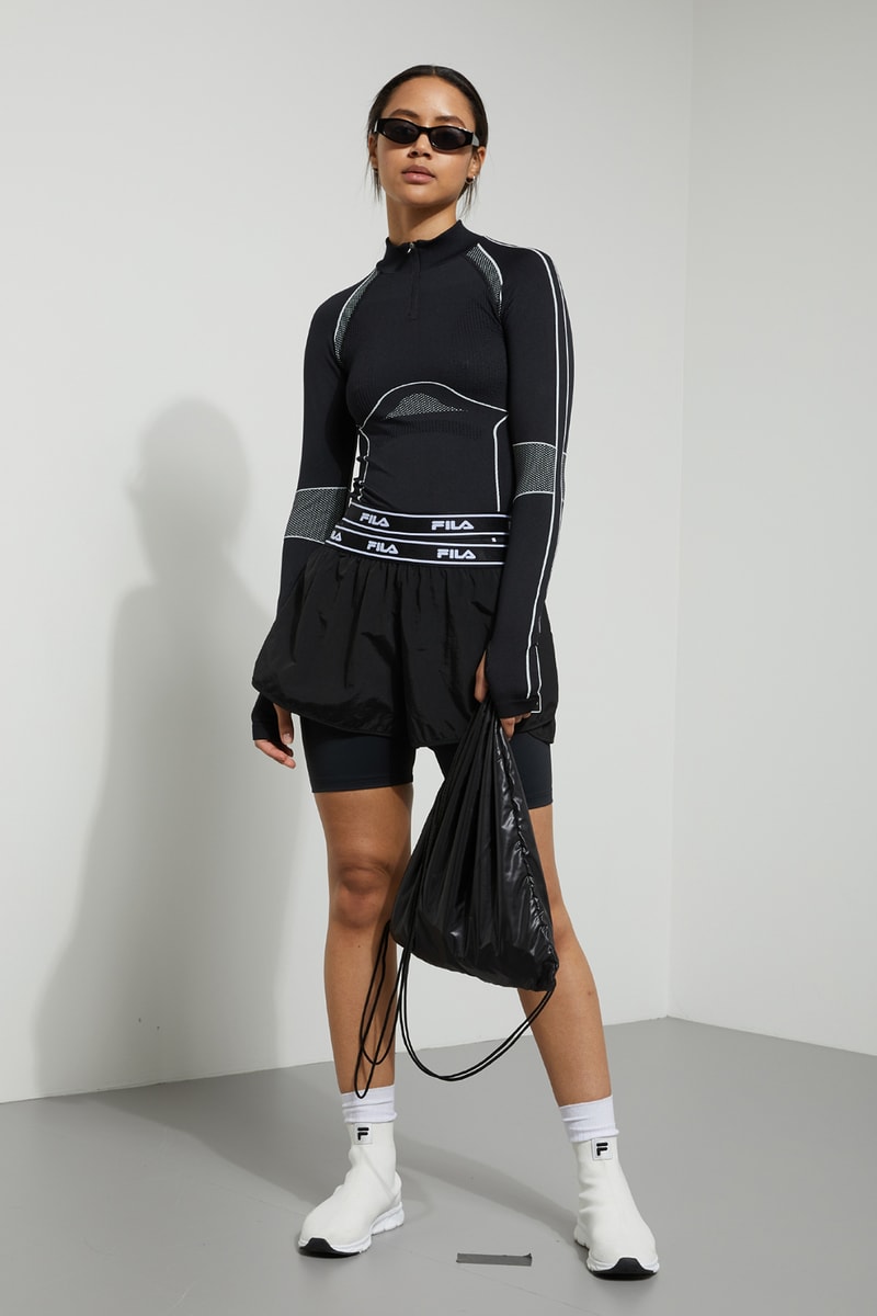 Weekday x FILA Collaboration Where to Buy women's jacket crop bra top leggings sneakers track pants hoodie