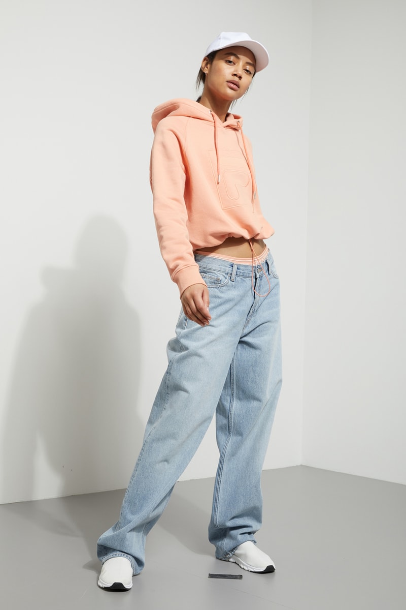 Weekday x FILA Collaboration Where to Buy women's jacket crop bra top leggings sneakers track pants hoodie