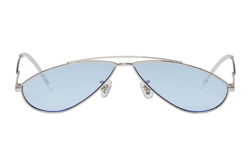 Gentle Monster Kujo Mini Sunglasses Teardrop Yellow Blue Pastel Light Silver Grey Where to Buy SSENSE