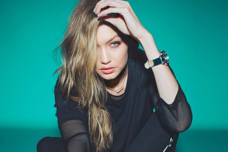 Gigi Hadid Poses in Reebok's New Freestyle Hi "Crackle"