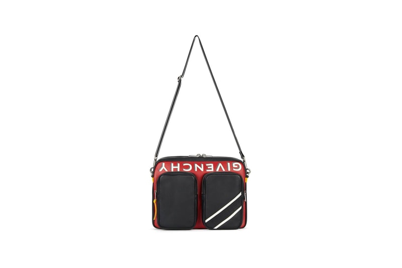 Givenchy Pre-Fall 2018 Motocross Drawstring Reverse Crossbody Bag Red