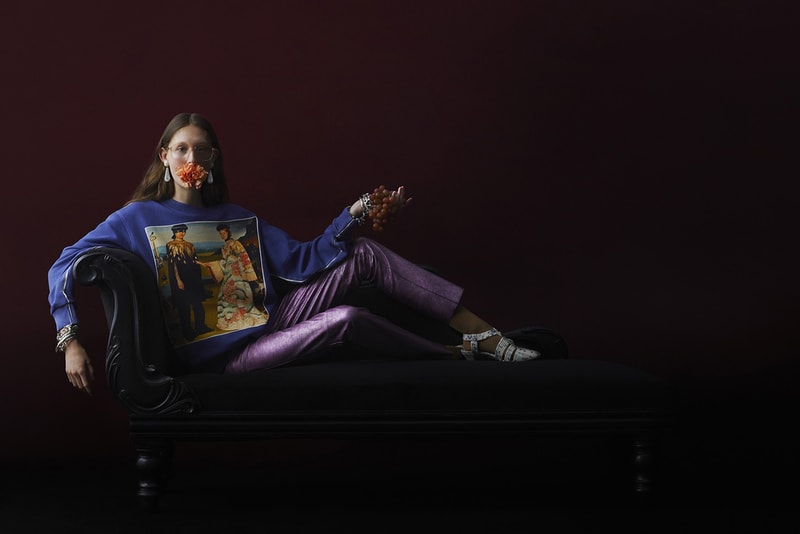 Gucci #GucciHallucination Capsule Collection Sweatshirt Blue