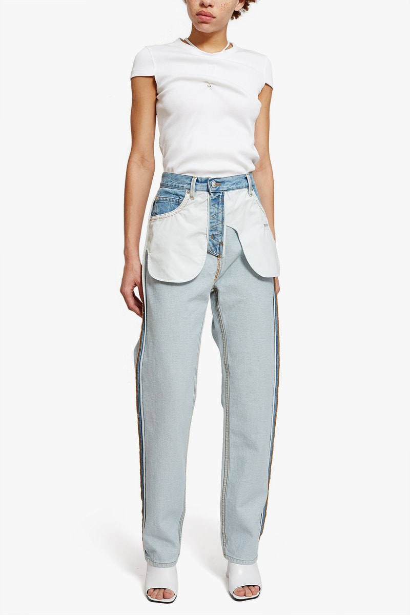 Helmut Lang Inside Out Denim Pants Deconstructed