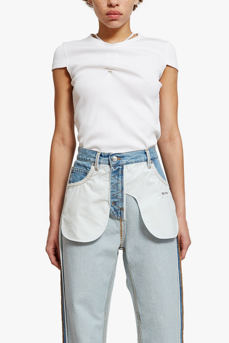 Helmut Lang Inside Out Denim Pants Deconstructed