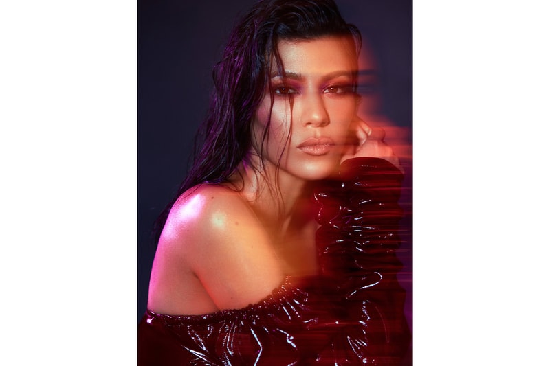Kourtney Kardashian V Magazine Interview Editorial Kylie Cosmetics Jenner Makeup Lipsticks Eyeshadow Palettes Launch Date Price Release