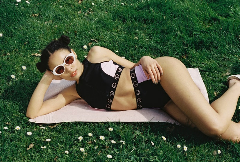 Lazy Oaf Swimwear Collection Summer 2018 Bikinis Swimsuit one-piece two-piece Denim Pink Camo Heart Print