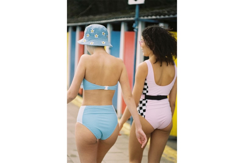 Lazy Oaf Swimwear Collection Summer 2018 Bikinis Swimsuit one-piece two-piece Denim Pink Camo Heart Print