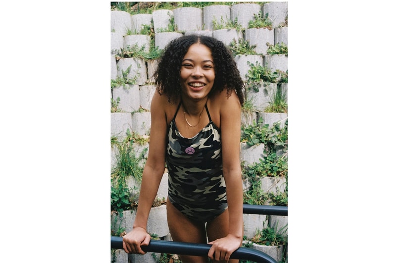 Lazy Oaf Swimwear Collection Summer 2018 Bikinis Swimsuit one-piece two-piece Denim Pink Camo Heart Print